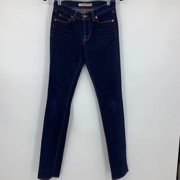 J Brand womens 24 jeans 812 ink mid rise skinny - Picture 1 of 5
